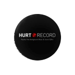 著作権フリーBGM(無料音源)制作サイト HURT RECORD ロゴ・シンプルK 缶バッジ 