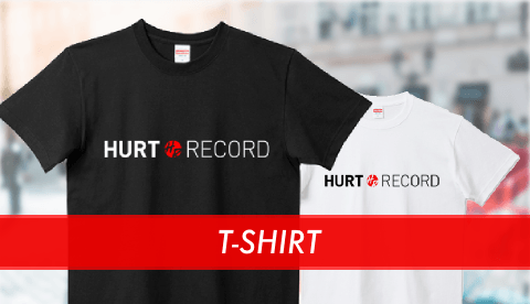 HURT RECORD|デザインTシャツ通販【Tシャツトリニティ】